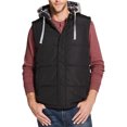 thumbnail image 1 of Chaleco acolchado con capucha resistente a la intemperie para hombre, negro, grande Weatherproof Chaleco acolchado, 1 of 1