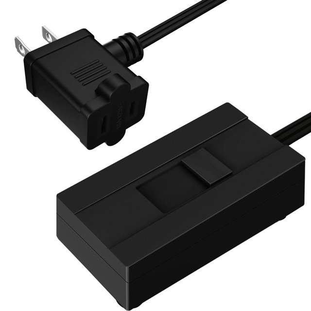 Topgreener Atenuador De Mesa Enchufable Para Lámparas De Mesa O De Pie El Control Deslizante Funciona Con Incandescente/Halógeno De 360 Vatios Y Cfl/Led Regulable De 150 Vatios Apagado En La Intensi