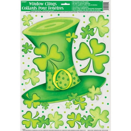 Saint Patrick's Day Striped Window Decals