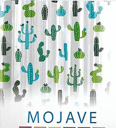Splash Peva Mojave//Cactus Plants Shower Curtain