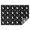 Black White Cat, variant on Green Skull Rose Pattern Rectangle Tablecloth 60"x84",Waterproof Polyester Rectangle Table Cloth, Wipeable Spillproof Polyester Tablecloth for Dining, Camping, Indoor and Outdoor