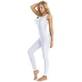 thumbnail image 3 of iEFiEL Women Adult Wide Shoulder Straps Stretchy Yoga Gymnastic Dance Leotard, 3 of 4
