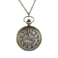 thumbnail image 3 of Personalized Pattern Steampunk Vintage Quartz Roman Numerals Pocket Watch, 3 of 9
