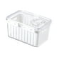 thumbnail image 2 of Contenedor de almacenamiento de frutas, contenedor de verduras con tapa, multifuncional, organizador de cocina, contenedor de alimentos hermético para M, 2 of 8
