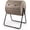 Coffee, variant on Compost Tumbler, 43 Gallon Rotating Compost Bin Barrel, Dual Chamber Tumbling Composter with Sliding Door, Gloves, Aeration System for Outdoor, Garden, Yard