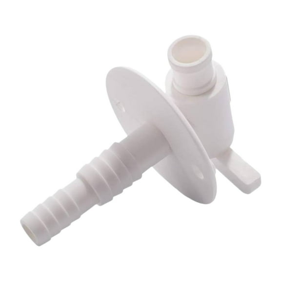 lacooooppia Drain Valve Accessories Sturdy Used with 3/4-inch or 1/2-inch Vinyl Tubing Direct Replace for RV Water Tank Supplies White