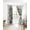 White, variant on Farmhouse Owl Blackout Curtains 45 Inches Long for Bedroom, Country Envelope Postmark Botancial Thermal Insulated Room Darkening Black Out Window Curtain Panels Grommet Drapes for Living Room