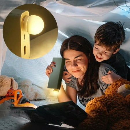 

aoksee Home Indoor Decor Portable Mini USB Night Light Eye Protection LED Atmosphere Light Emergency Light Mobile Power Light USB Light 0.98x1.46in Great for family