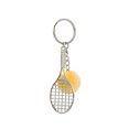 thumbnail image 1 of Jumpingount Raqueta de bádminton Bolas Llaveros Moda Puerta de casa Volante Llavero Anillo Llavero Colgante Recuerdo Cumpleaños Ropa, zapatos y accesorios Miscelánea Amarillo Jumpingount AP018375-02, 1 of 6