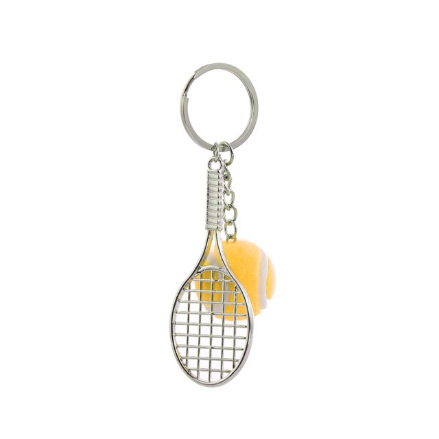 Jumpingount Raqueta de bádminton Bolas Llaveros Moda Puerta de casa Volante Llavero Anillo Llavero Colgante Recuerdo Cumpleaños Ropa, zapatos y accesorios Miscelánea Amarillo Jumpingount AP018375-02