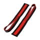 thumbnail image 1 of Correas para levantamiento de pesas, muñequeras antideslizantes para levantamiento de pesas, soporte para muñecas, asa envolvente para ejercicios de d Rojo y negro, 1 of 7