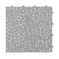 thumbnail image 3 of Gray Interlocking Deck Tiles Plastic Waterproof for Outdoor Bathroom Shower Balcony Porch Pack of 60, 3 of 6