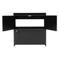 thumbnail image 6 of ToppiJoy 2 Tiers Wall Mounted Computer Desk with Storage Drawer Shelves, Multifunctional Floating Table for Home Office (Black), 6 of 18