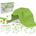 thumbnail image 2 of Tienda para niños, kit de construcción de cabaña para niños de bricolaje, juego para tienda de campaña, túnel de castillo, interior exterior (bola 45 barras 75 con tienda), 2 of 5
