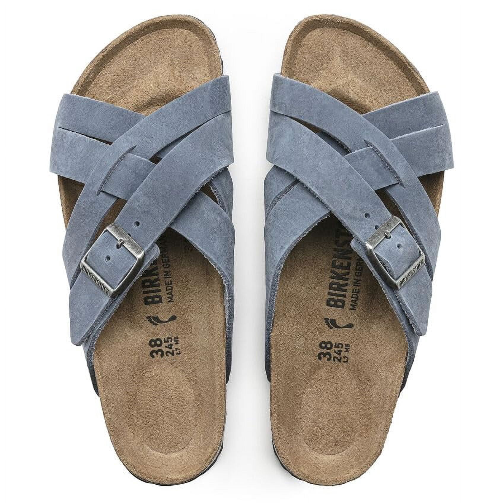 BIRKENSTOCK Lugano Soft Footbed Suede Sandals - Sophisticated Comfort for Every Occasion