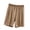 05-Khaki, variant on Diufon Womens Sleep Shorts Soft Comfy Elastic High Waist Wide Leg Loose Shorts Casual Ruffle Hem Pajama Shorts