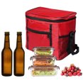 thumbnail image 4 of Bolsa térmica, 1 bolsa de almuerzo de color, Bolsa térmica para almuerzo/trabajo/escuela/playa/pícnic, 4 of 5