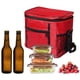 thumbnail image 4 of Bolsa aislante, 1 bolsa de almuerzo negra, bolsa más fresca, bolsa de comida para almuerzo/trabajo/escuela/playa/picnic, 4 of 5