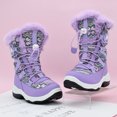 thumbnail image 7 of Nova Mountain Boys Girls Little Kids Winter Snow Boots NF-NFWB840-PurpleMulti-9, 7 of 7