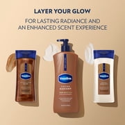 Vaseline Cocoa Radiant Body Lotion Cocoa for Dry Skin Cocoa Radiant Lotion Made with Ultra-Hydrating Lipids and Pure Cocoa Butter for a Long-Lasting, Radiant Glow, 20.3 Fl oz