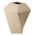 thumbnail image 4 of Decorative Ceramic Square Twisted Centerpiece Table Vase, 4 of 7