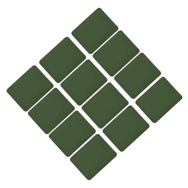 16uds Tela Parches Termoadhesivos Reparación Tela Ejército Verde 4,9"x3,7" para Ropa, Pantalones, Bolsos Agujero Reparación y Decoración