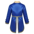 thumbnail image 2 of Kaerm Boys Halloween Prince Beast Costume Lapel Tailcoat Wedding Party Tuxedo Jacket Dress up Blue 3-4, 2 of 8