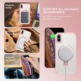 thumbnail image 2 of for iPhone Xs Max Case  with Ring [Compatible with Magsafe], Full Body Protective Cover Slim Shockproof Kickstand Phone Case for Apple iPhone Xs Max 6.5", Pink, 2 of 17