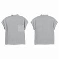 thumbnail image 3 of Women'S Solid Sleeveless Vest Mock Neck Cap Sleeve Knitwear Sweater Tops Light Gray L, 3 of 6