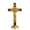Gold, variant on 1Pc Crucifix Jesus Cross Statue Figurine for Car Home Chapel