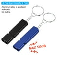 thumbnail image 3 of Uxcell Survival Whistle, 4 Pack Loud Sound Safety Whistle for Hiking, Black, Blue, 3 of 6