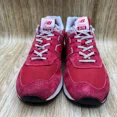 thumbnail image 2 of New Balance 574 Men's Size 9.5 D Red Suede Casual Sneakers Shoes ML574ERD, 2 of 6