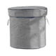 thumbnail image 1 of Cesta de almacenamiento de juguetes para niños, tapete de juego, bolsa organizadora para niños y niñas, color gris, grande, 1 of 12