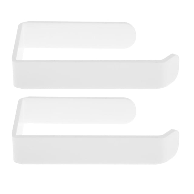 2x Soporte De Papel Higiénico De Acrílico Montado En La Pared Para Cocina Portarrollos Para Baño