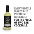 thumbnail image 5 of (3-Pack) LAVA Premium Authentic Sweet & Sour Mix, Made with Real Lemon Juice, Lime Juice, Agave, No Artificial Sweeteners. Whiskey Sour, Long Island, Lemon Drop. (3) 1-Liter (33.8oz) Glass Bottles, 5 of 5