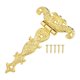 thumbnail image 4 of 4PCS Zinc Alloy Antique T Hinges for Cabinets Wooden Boxes Vintage Style, 4 of 11