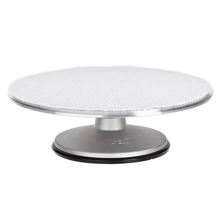 Cake Stand Turntable Decorating Rotating Baking Table Revolving Small Plate Display Platform Turning Manualaccessories, Size: 27.5x27.5cm