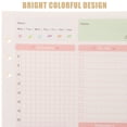 thumbnail image 4 of SHISUYAN 4Set Hole Punched Planner Refills with Round Hole Design Suitable for Office Travel 90 Sheets Total, 4 of 9