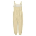 thumbnail image 3 of Jumpsuit for Girls Loose Sleeveless Jumpsuit Kids Overalls Girls with Pockets Girls Jumpsuits Size for Girls 4-5 Years, 3 of 3