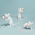 thumbnail image 3 of Moderno lindo LED resina Anima escritorio luces ratón mesita de noche regalo lámpara de mesa oso de fresa Hogar, 3 of 5