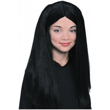 Morticia Addams Wig Child Costume Accessory