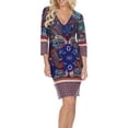 thumbnail image 3 of Women's Paisley Printed Midi Dress, 3 of 3