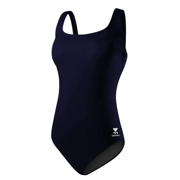 TYR NEW Navy Blue Women Size 16 Control Fit Anti Odor One-Piece Swimwear