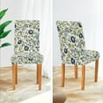 thumbnail image 3 of Yayeee 2 Pack Dining Chair Covers Stretch Parson Chairs Slipcovers Seat Protector, Light Floral, 3 of 6