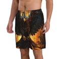 thumbnail image 2 of Pofeuu Cool Black Eagle Prin Men's Swim Trunks Quick Dry Bathing Suit Swimming Board Shorts Mesh Lining Beach Swimwear-Medium, 2 of 6