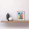 thumbnail image 2 of Watercolour Windmill Netherlands Folk Art Artwork Framed Print Wall Art 9X7 Inch, 2 of 5