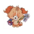 thumbnail image 1 of Gather Handmade Cross Stiching Kits DIY Embroidery Starter Printed 14CT, 1 of 8