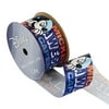 Offray Mickey Mouse Craft Ribbon, 1-/2-Inch by 9-Feet, Blue Circle Heads