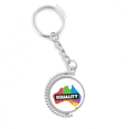 thumbnail image 1 of Porte-clés Rotatif Égalité Arc-en-Ciel Australien Accessoires Chaîne clip, 1 of 3