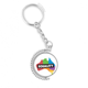 thumbnail image 1 of Gender Difference Australia Rainbow Equity Giratorio, llavero anillo llavero, 1 of 3